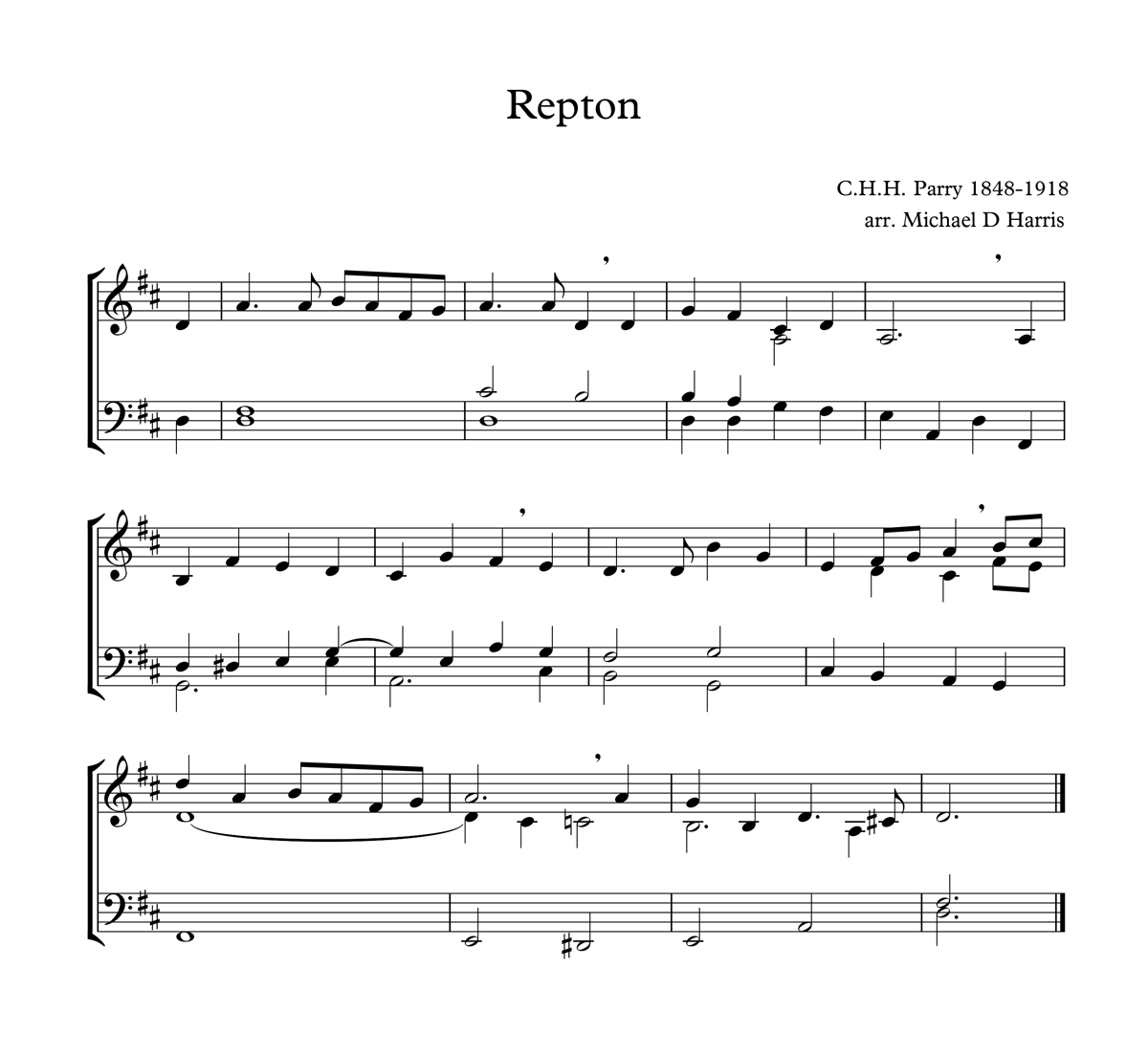 Repton Full Score image